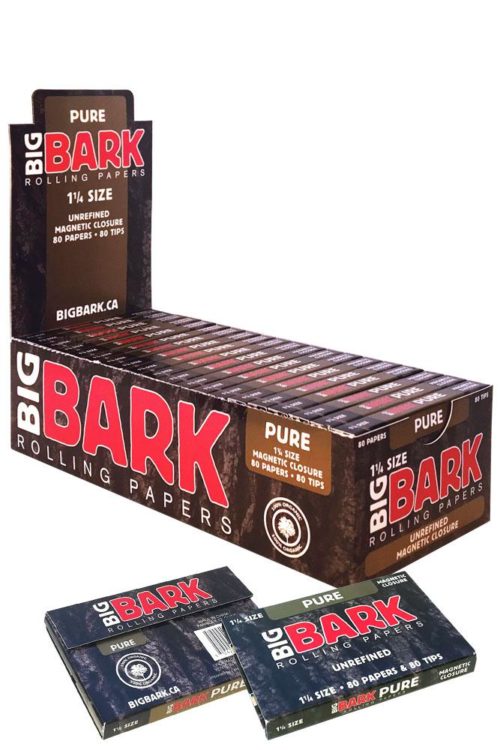bigbark organic pure1 - Big Bark 1 1/4 100% Organic Rolling Papers Rated #1 New On The Market