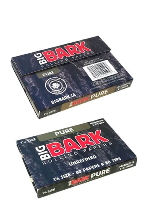 bigbark organic pure3 - Big Bark 1 1/4 100% Organic Rolling Papers Rated #1 New On The Market