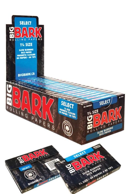 bigbark slow burning rice papers1 - Big Bark 1 1/4 Rice Papers With Tips Rated #1 For New Rolling Papers