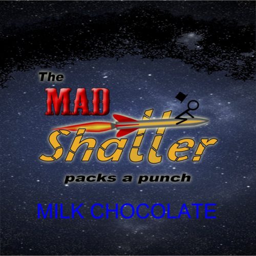 MadShatterNightSqr milk chocolate - The Mad Shatter Bars 750 Mg Milk Chocolate Indica