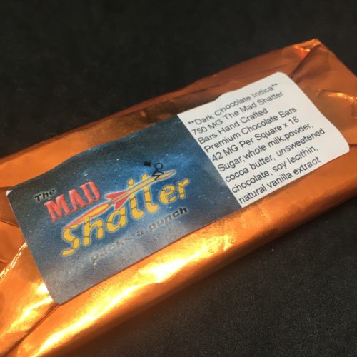 dark chocolate indica 2 scaled - The Mad Shatter Bars 750Mg Dark Chocolate Indica