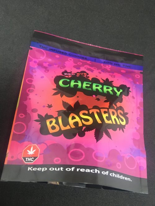 cherry blasters 400mg scaled - #3 The 420 Flower Deal (Sativa, Hybrid, Indica) 5 Oz + 5x400MG Gummy + 1g Hash + 1g Mario Pen