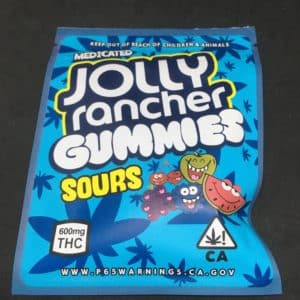 jolly rancher gummies 2JPG - Jolly Rancher Sours Gummies 600mg THC