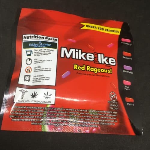 mike and ike red back scaled - Mike & Ike Red Rageous Candies 500mg THC