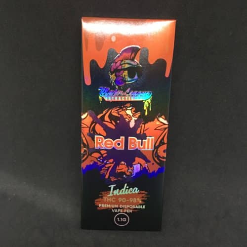 red bull major league scaled - Major League 1.1G Premium Disposable Pens Red Bull (Indica)
