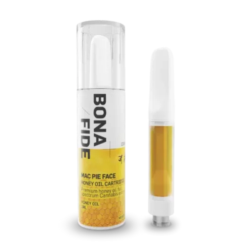 bonafide mac pie Honey Oil.png - Bonafide – Honey Oil Cartridge (Mac Pie Face) Indica Leaning Hybrid