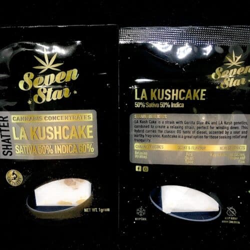 la kush cake seven star shatter scaled - Seven Star Shatter L.A Kush Cake Hybrid