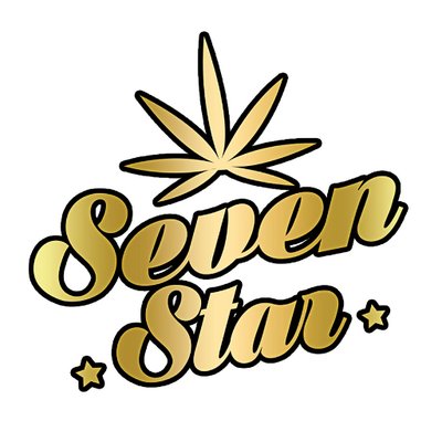 seven star logo - Seven Star Shatter Wedding Cake Indica Leaning Hybrid
