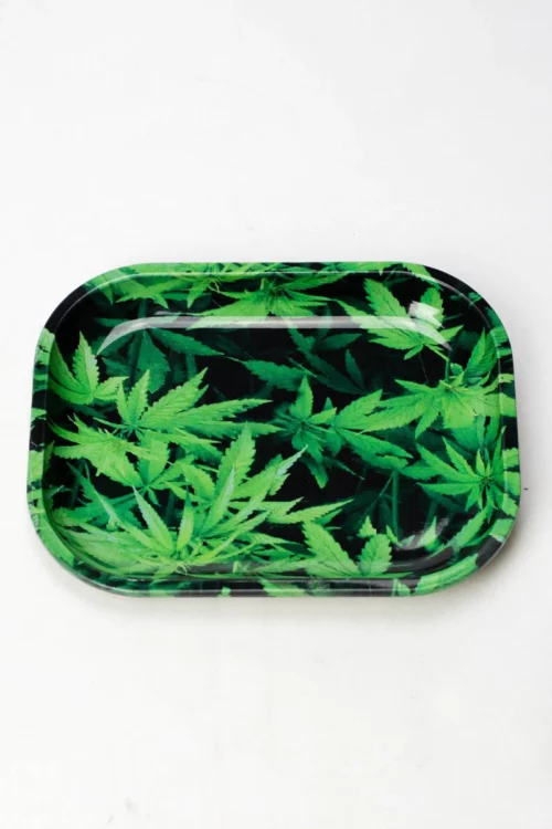 weed cartoon tray - Cartoon Mini Rolling Tray Design H