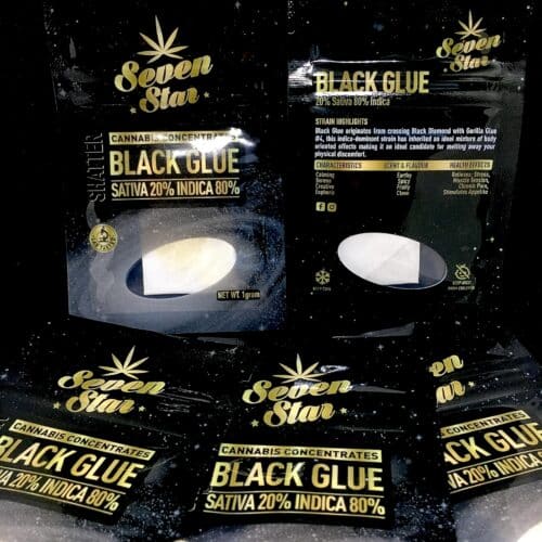 black glue seven star scaled - Seven Star Shatter Black Glue Indica