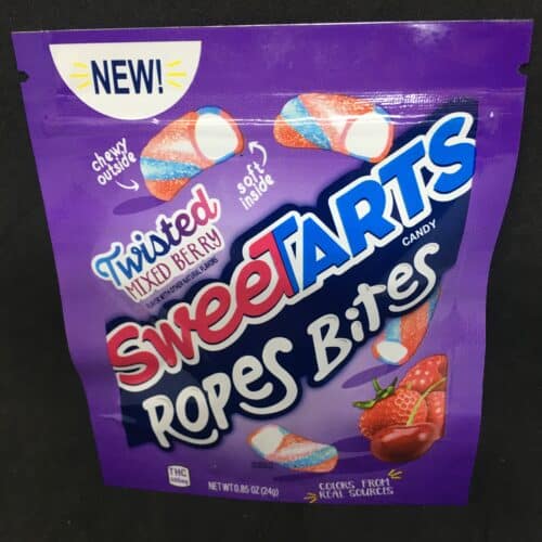 sweetart 600mg JPG scaled - Twisted Mixed Berry Sweet Tarts Rope Bites 600mg THC