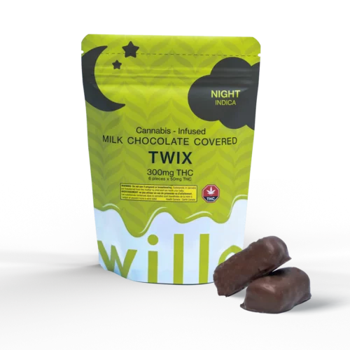 willo Twix - 300mg THC Milk Chocolate Covered Twix - (Night)
