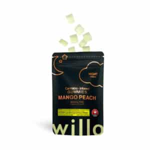 willo 500mg Mango Peach - Weed Delivery Whitby