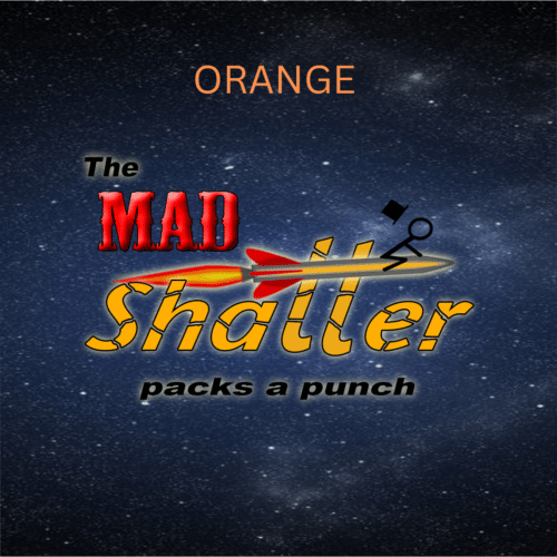 ORANGE mad shatter lolly - The Mad Shatter Orange Lollies 100mg THC Indica