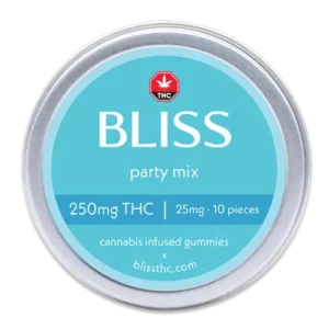 bliss tin 250 party mix - Weed Delivery Toronto | Cannabis Dispensary | Kind Flowers