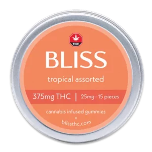 bliss tin 375 tropical assorted - Weed Delivery Toronto | Cannabis Dispensary | Kind Flowers