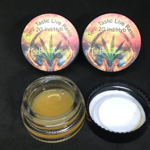 terp tastic live resin scaled - Terp Tastic Craft Live Resin (FSE) Indica Leaning Hybrid (Sold By 2G)