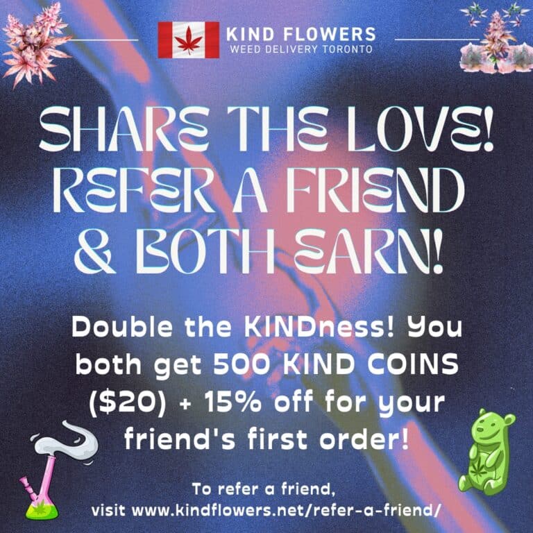 Blue Pink Charcoal Psychedelic Photocentric Peaceful Awareness Quotes Square Psychedelic Instagram Post - Weed Delivery Toronto | Cannabis Dispensary | Kind Flowers