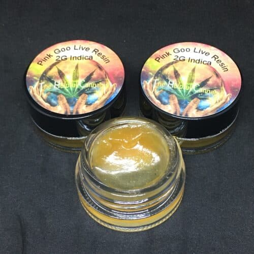 pink goo live resin scaled - Pink Goo Craft Live Resin (FSE) Indica (Sold By 2G)