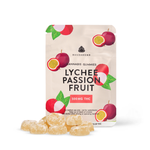 lychee passionfruit buudabomb proper - BUUDABOMB RED LABEL EXOTICS 500MG LYCHEE PASSIONFRUIT