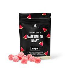 watermelon blast buudabomb - Buudabomb Watermelon Blast Gummies 250mg