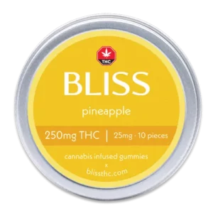 bliss tin 250 pineapple - Weed Delivery Toronto | Cannabis Dispensary | Kind Flowers