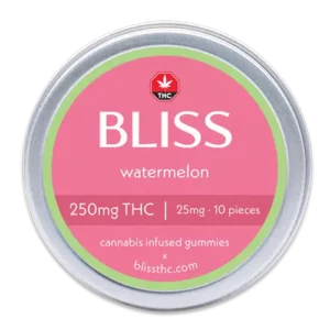 bliss tin 250 watermelon - Weed Delivery Toronto | Cannabis Dispensary | Kind Flowers